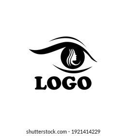 eye logo vector is perfect for beauty products or businesses