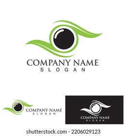 Eye Logo vector symbol design