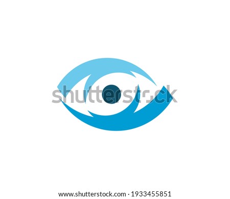 Eye logo vision idea icon 