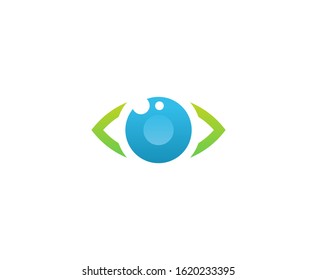 Eye logo vision idea vector 
