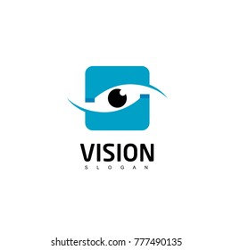 Eye Logo, Vision Logo With Eye Symbol