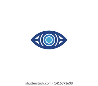 Eye logo vision vector design 