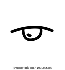 eye look see eyeball icon vector template