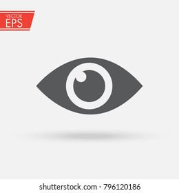 Eye , Look and Vision icon. Web site page and mobile app design vector element. Sign of view, look, opinion, glance, peek, , glimpse, dekko, eyebeam, eyewink and eye.