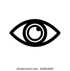 eye look vision optcal  icon. Isolated and flat illustration. Vector graphic