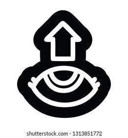 Symbol für das Augensuchen
