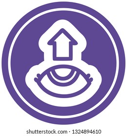 símbolo de icono de búsqueda visual
