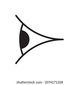 diseño de signo de vector de icono visual
