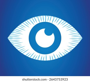 Eye looking, main eye. 
Set of vector eye line icons