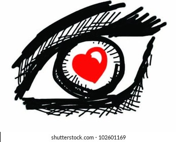 eye of love, vector file