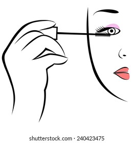 Eye makeup symbol