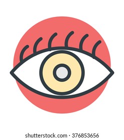 Eye Makeup Vector Icon
