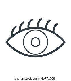 Eye Makeup Vector Icon