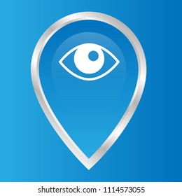 eye and map pointer