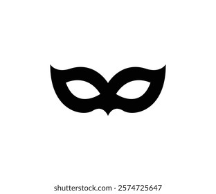 Eye Mask Halloween costume vector logo