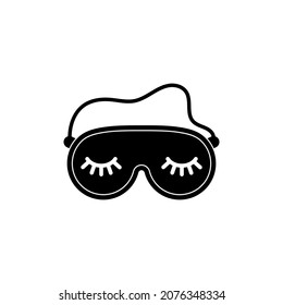 eye mask icon design template vector isolated illustration