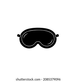 Eye mask icon design template vector isolated illustration