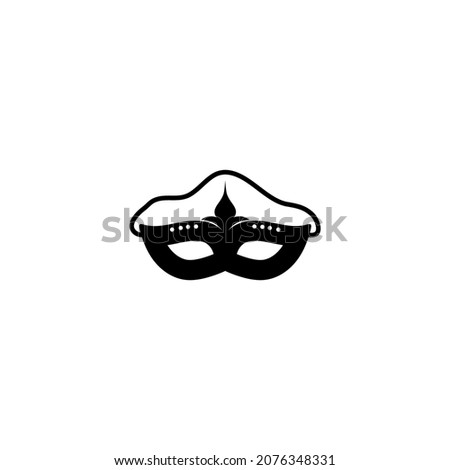 eye mask icon design template vector isolated illustration