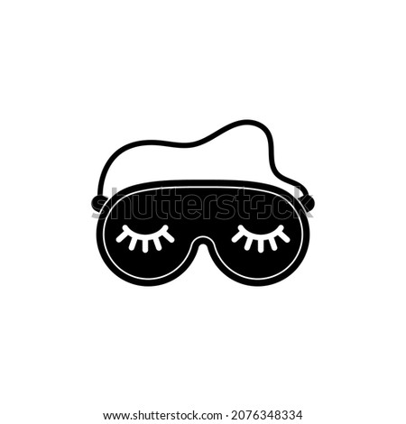eye mask icon design template vector isolated illustration