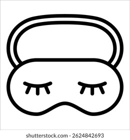 Eye Mask Icon Element For Design