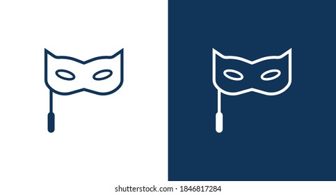 Eye mask icon illustration isolated vector sign symbol