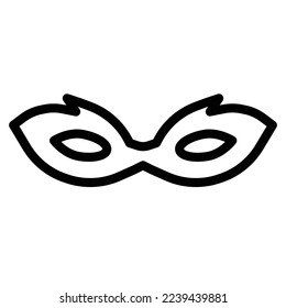 Eye mask icon. Simple element symbol for template design. Can be used for website and mobile application. Vector illustration.