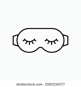 Eye mask icon. simple vector icon