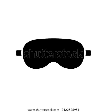 Eye mask icon. Sleeping mask. Vector icon isolated on white background.
