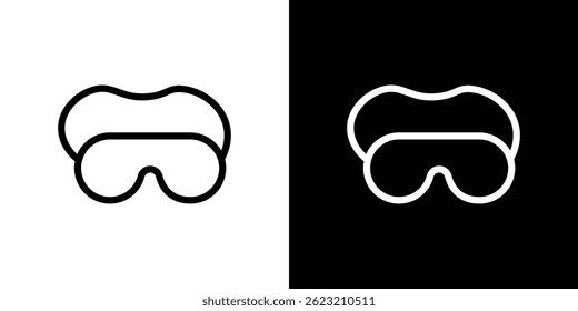 Eye mask icon vector illustration for web and mobile