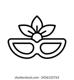 Eye Mask Icon vector. Stock illustration.