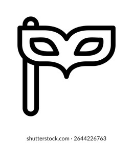 Ilustração de design de símbolo de vetor de ícone de máscara de olho