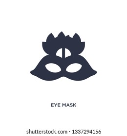 eye mask isolated icon. Simple element illustration from brazilia concept. eye mask editable logo symbol design on white background. Can be use for web and mobile.
