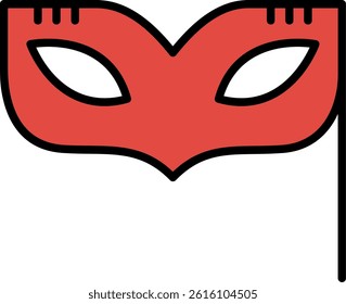 Eye Mask Line Filled Vector Icon Design