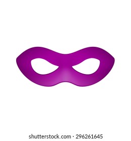 Eye mask in purple design