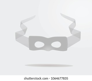 Eye mask. vector illustration 