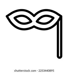 Diseño de iconos de línea de vectores de máscara ocular