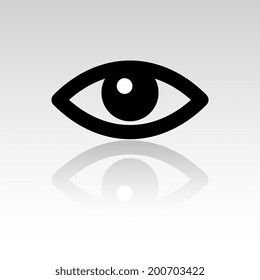 Eye mirror icon