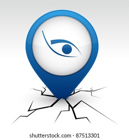 Eye modern icon. Vector illustration.