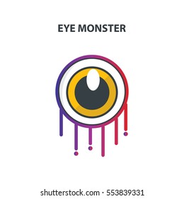 Eye Monster Icon or Logo