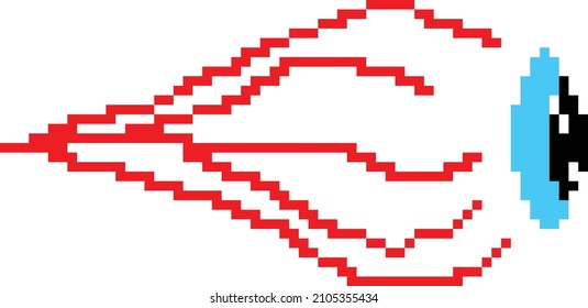 The Eye monster pixel art 