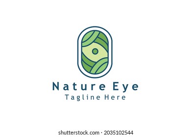 Eye of Nature Logo. Perfect for garden logos, environmentalists and more
