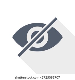 Ojo de icono que simboliza privacidad, contenido oculto y protección de datos