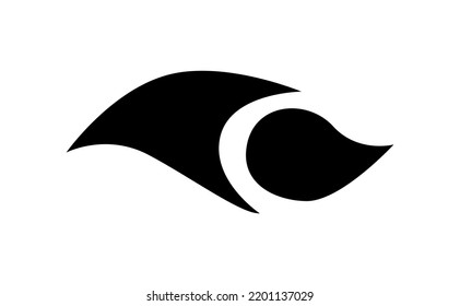 eye on fire pictogram logo simplified minimalism for sport, gym, optic, technology, and gaming company or organization, simple logo for start-up company and organization