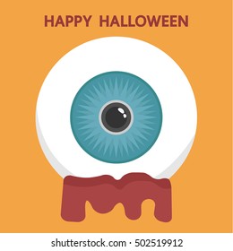 An eye on Halloween theme.