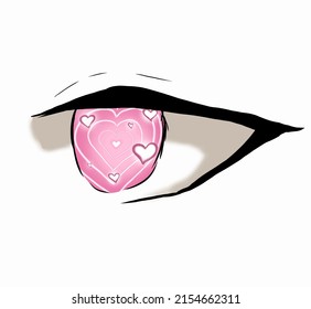 ojo en un fondo blanco