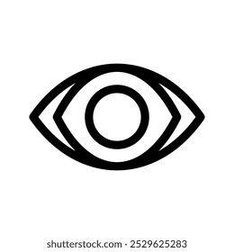 Eye Open Icon Vector Symbol Design Illustration