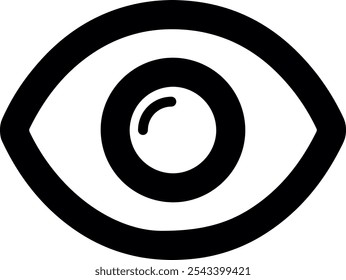 Eye Open and Vision Icon Design