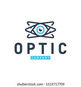 Eye Vision Logo Design Vector Stock Vector (Royalty Free) 1487716928