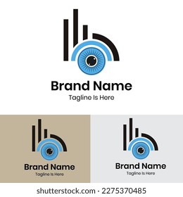 Logo-Design der optischen Klinik
