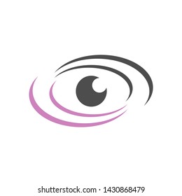 eye optical logo design vector illustrations